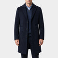 CIA Bill Goodman Navy Blue Trench Coat
