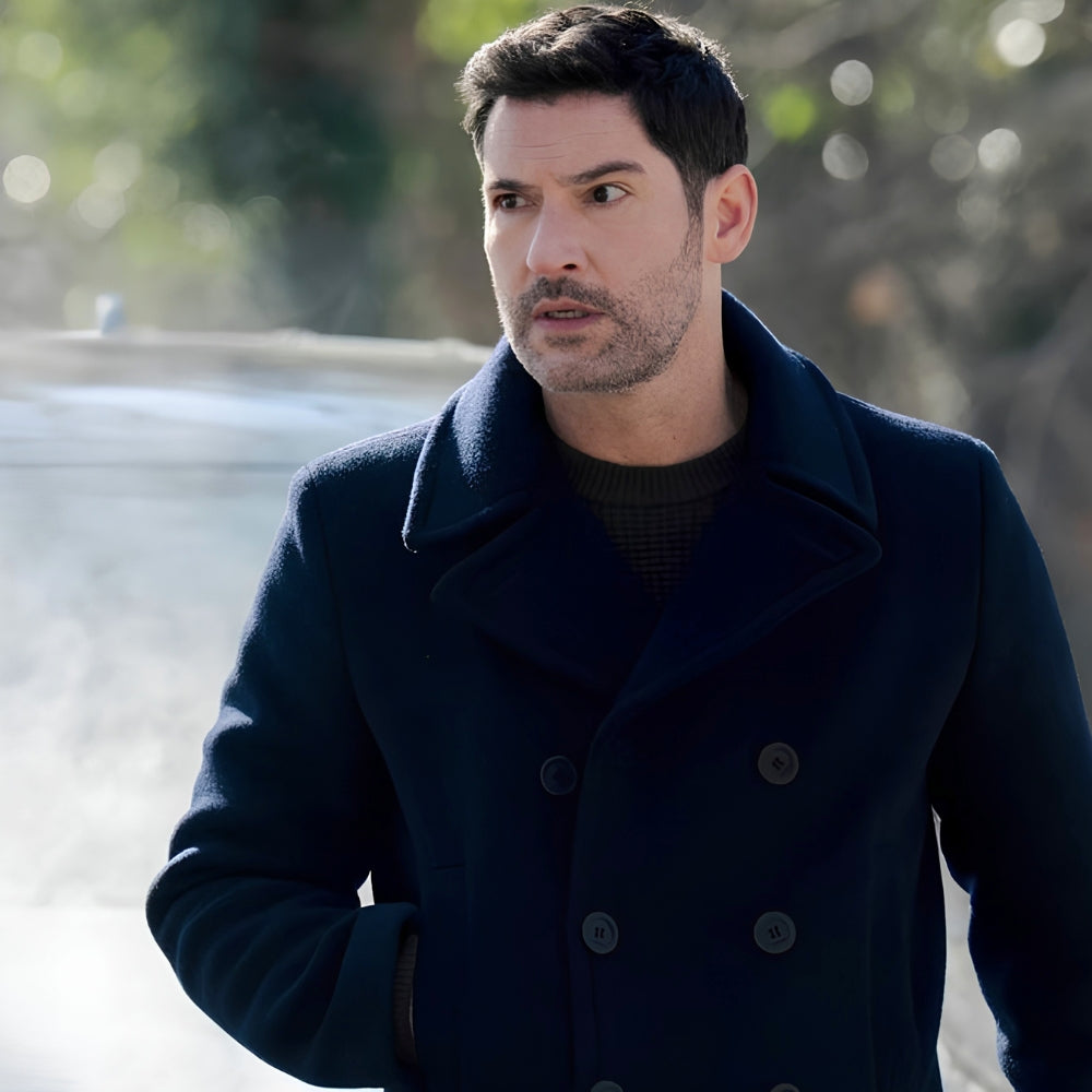 CIA Tom Ellis Black Coat
