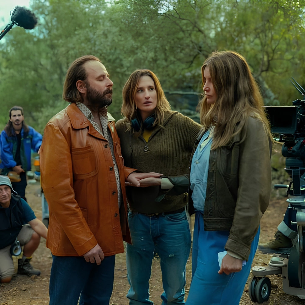 Call My Agent Grégory Montel Vintage Leather Jacket