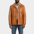 Call My Agent Grégory Montel Vintage Leather Jacket