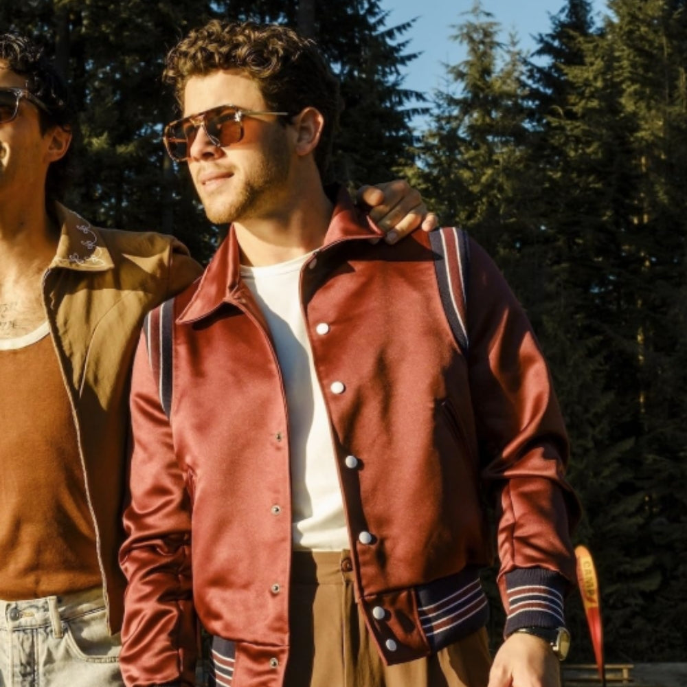 Camp Rock 3 Nick Jonas Red Varsity Jacket