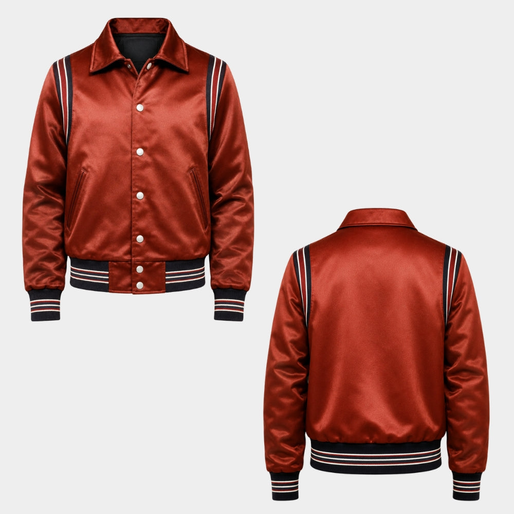Camp Rock 3 Nick Jonas Red Varsity Jacket