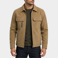 Camp Rock 3 Nick Jonas Tan Suede Jacket