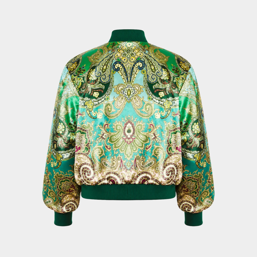 Camp Rock 3 Brooklynn Pitts Paisley Bomber Jacket