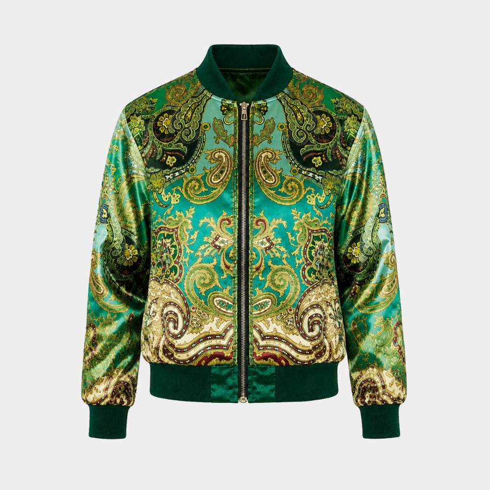 Camp Rock 3 Brooklynn Pitts Paisley Bomber Jacket