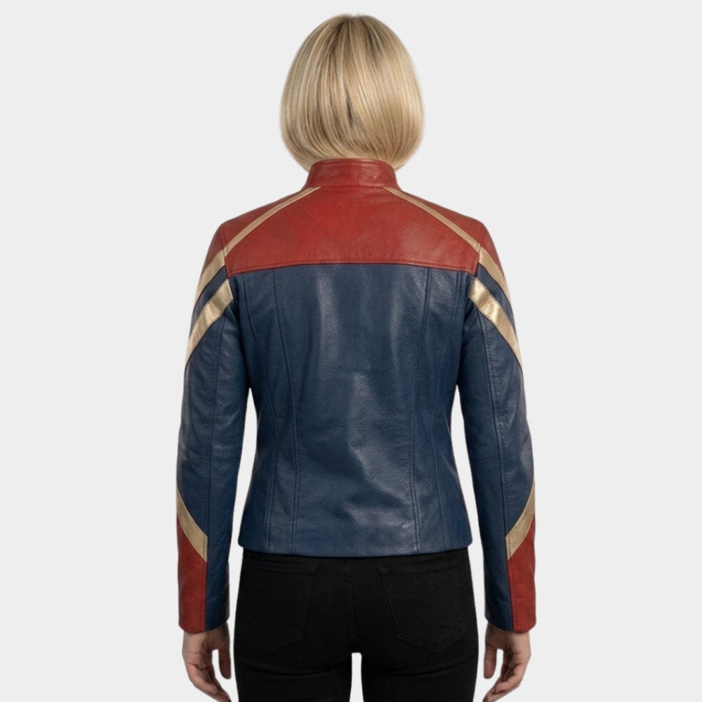 Captain Marvel Carol Danvers Leather Jacket