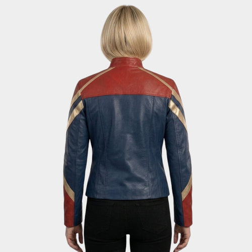 Captain Marvel Carol Danvers Leather Jacket