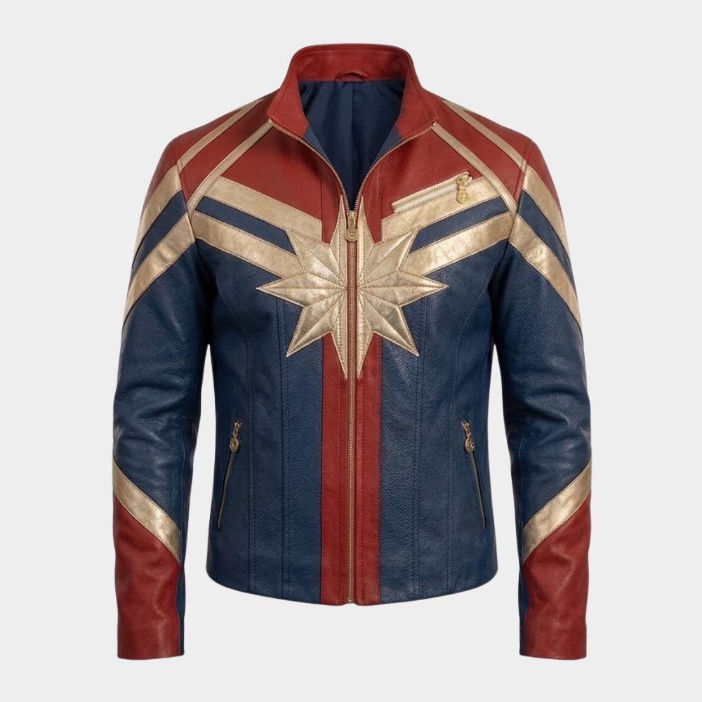 Captain Marvel Carol Danvers Leather Jacket