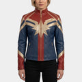 Captain Marvel Carol Danvers Leather Jacket