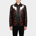 Carnage Symbiote Inspired Artwork Leather Jacket