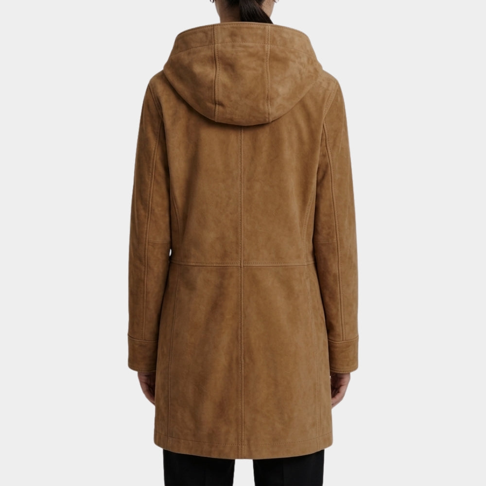 Carrie Summer Howell Tan Hooded Jacket
