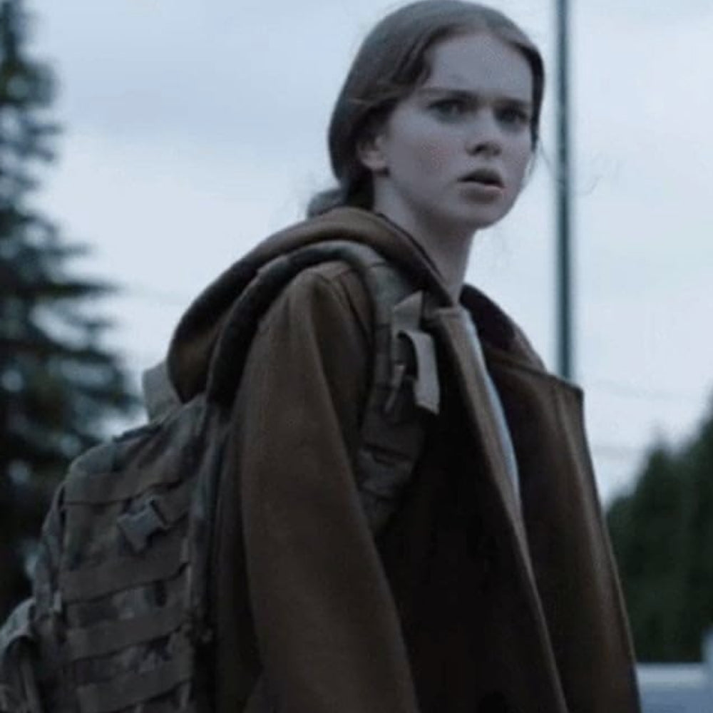 Carrie Summer Howell Tan Hooded Jacket