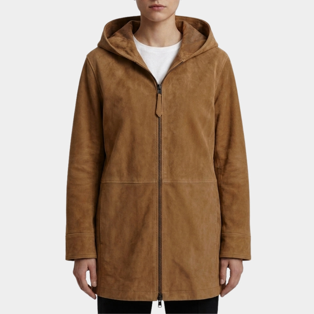 Carrie Summer Howell Tan Hooded Jacket