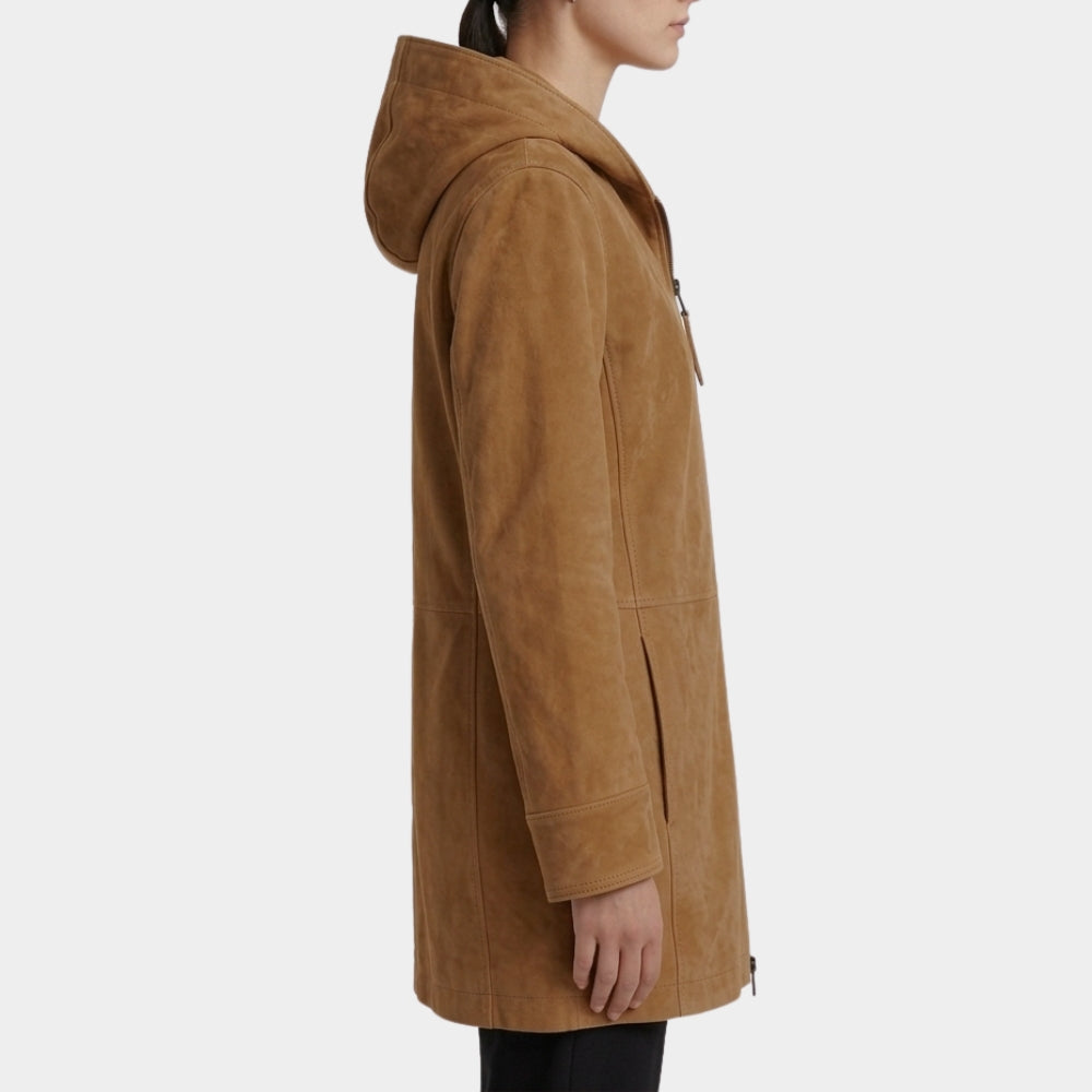 Carrie Summer Howell Tan Hooded Jacket