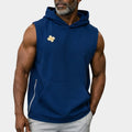 Chad Powers Glen Powell Blue Sleeveless Hoodie