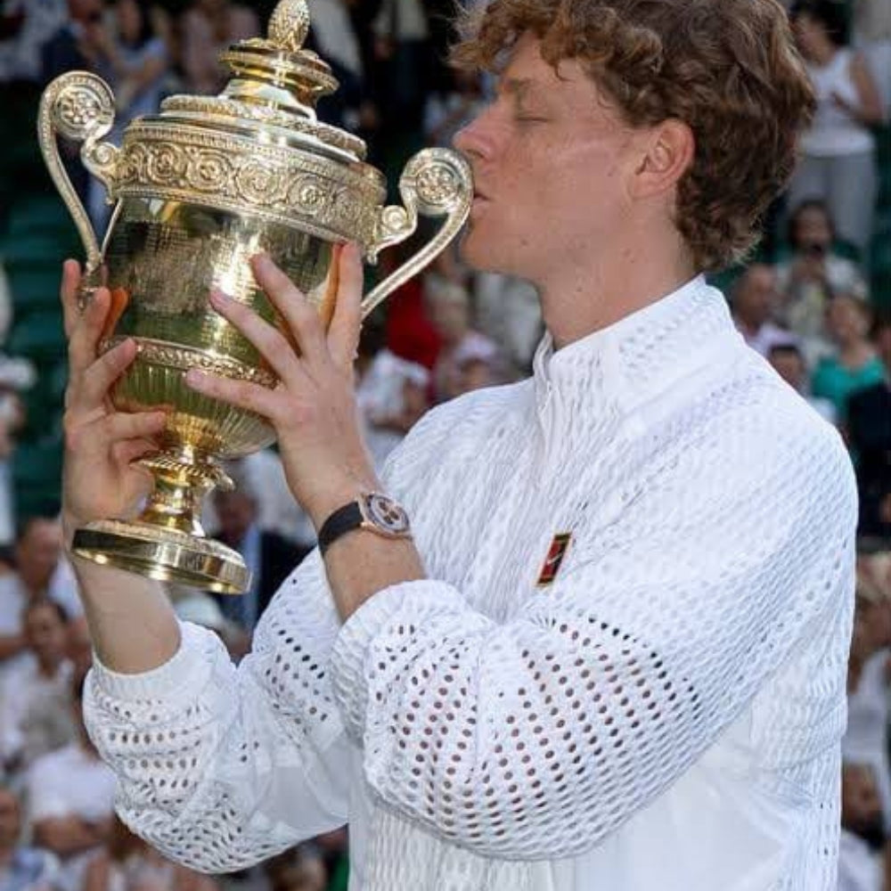 Jannik Sinner Championships Wimbledon White Jacket
