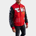Chi Created Red Varsity Jacket