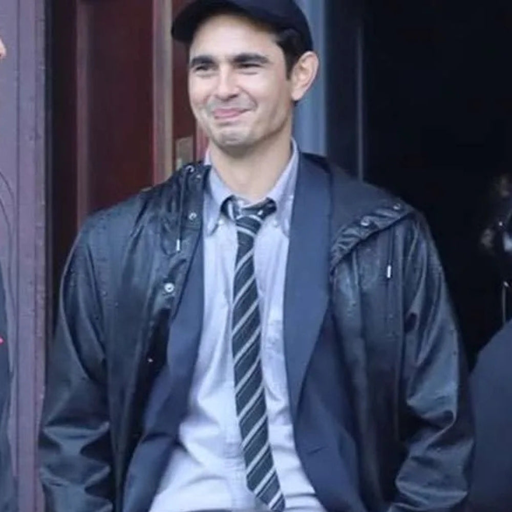 Clayface Max Minghella Black Hooded Jacket