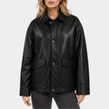 Clayface Naomi Ackie Black Leather Jacket