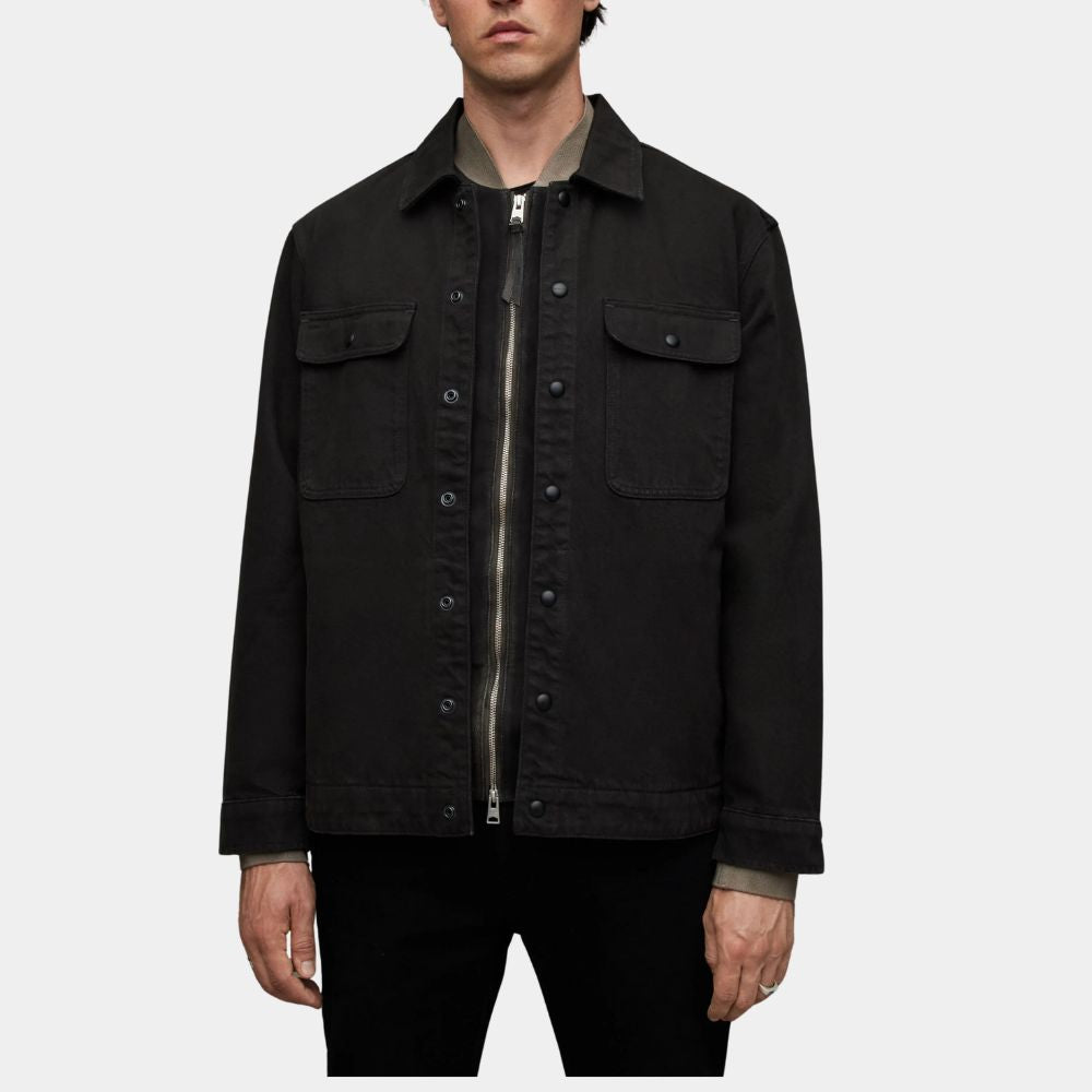 Countdown Mark Meachum Dark Grey Cotton Jacket - Front View