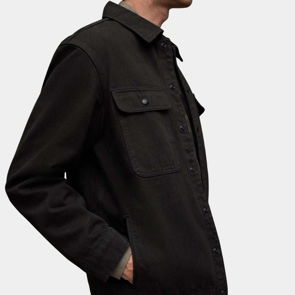Countdown Mark Meachum Dark Grey Cotton Jacket - Side View