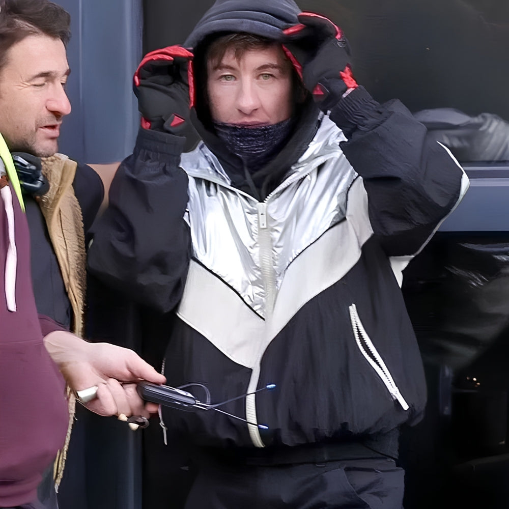 Crime 101 Barry Keoghan Track Jacket