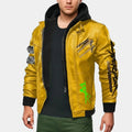 Cyberpunk 2077  David Martinez Leather Jacket - Front View
