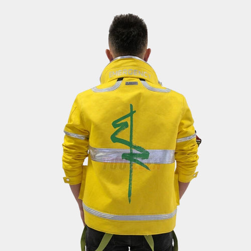 Cyberpunk 2077  David Martinez Yellow Jacket - Back View
