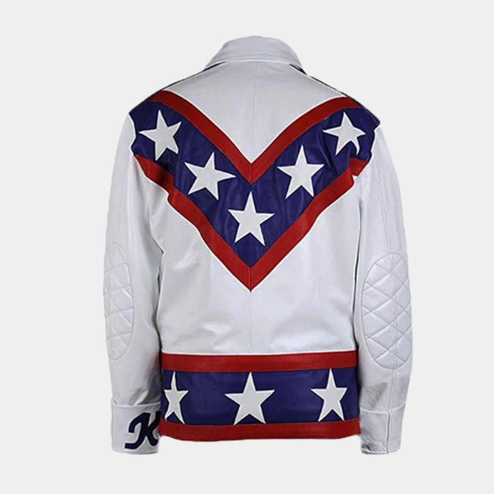 Daredevil  Evel Knievel Jacket - Mannequin Back View 