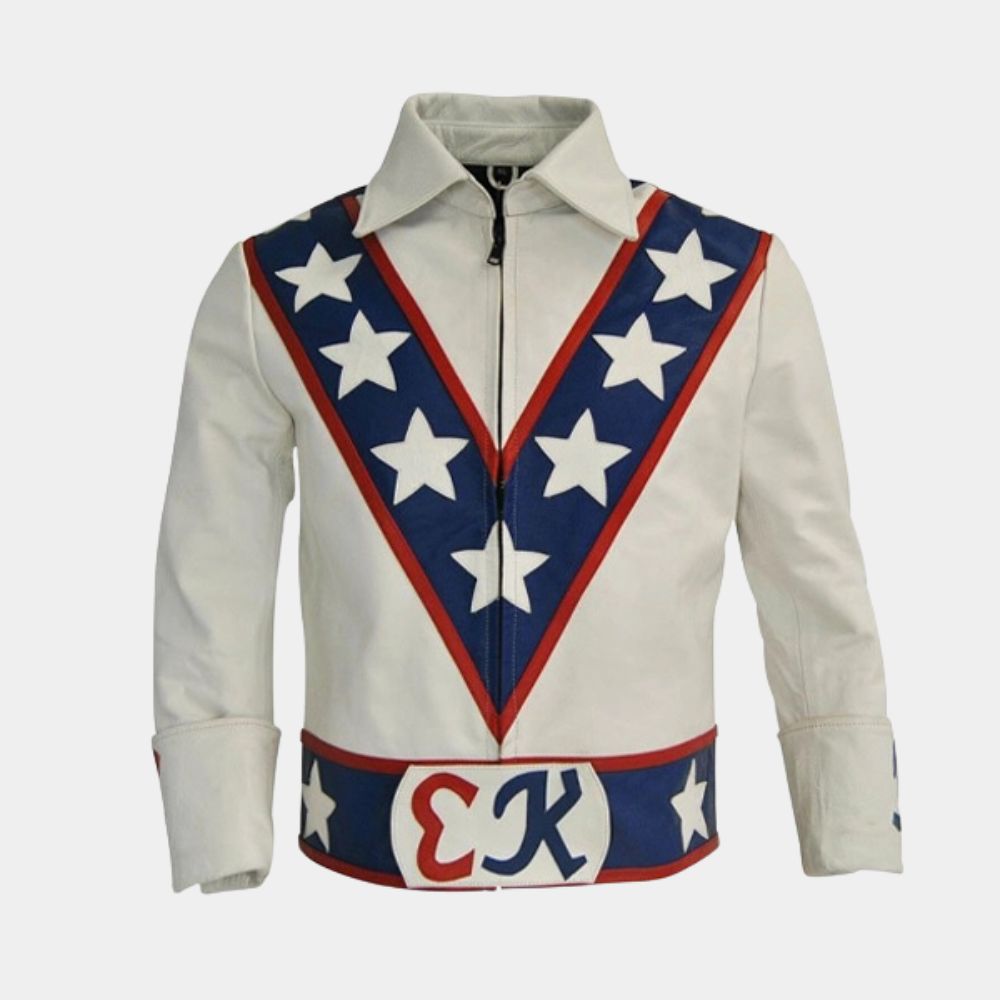 Daredevil  Evel Knievel Jacket - Mannequin Front View 