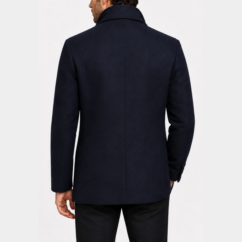 Dark Matter Joel Edgerton Black Wool Coat