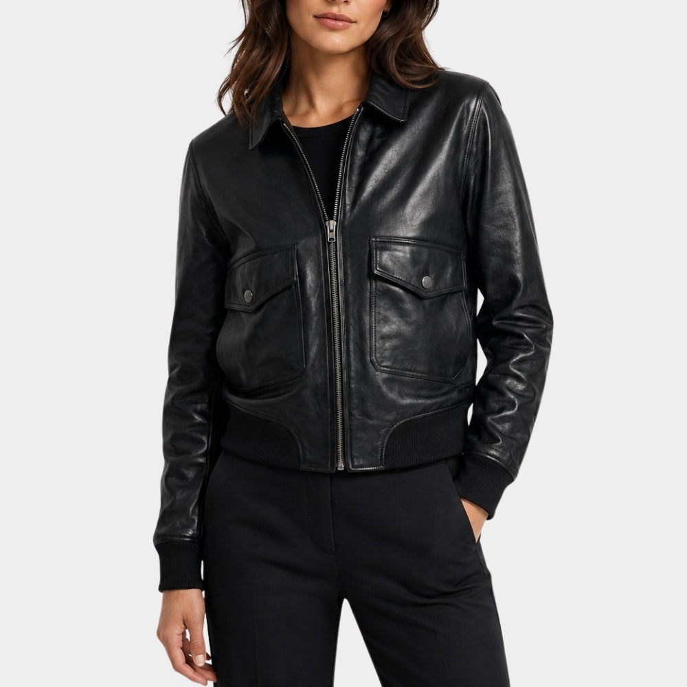 Dark Matter Jennifer Connelly Black Leather Jacket