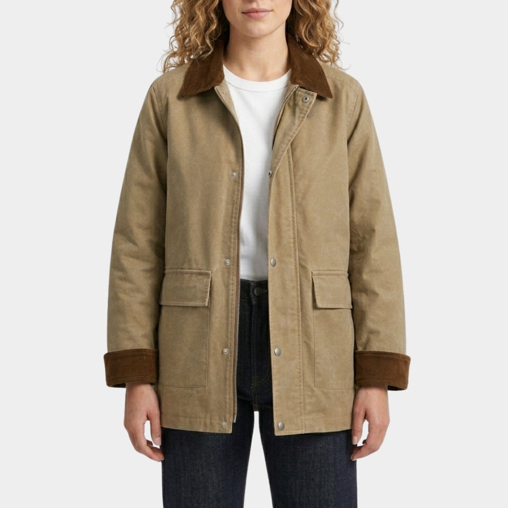 Dead Howling Megan Beige Cotton Jacket