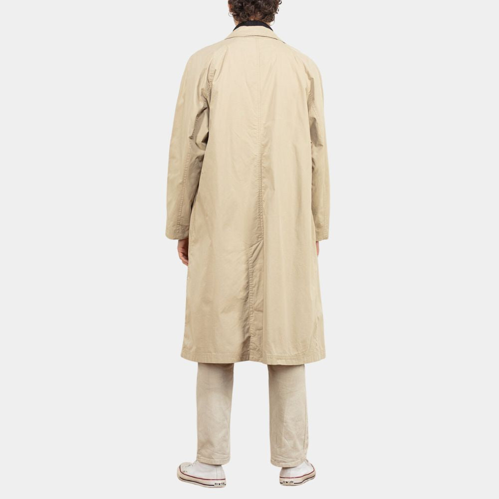 Dead Shot Colin Morgan Cotton Trench Coat - Back View