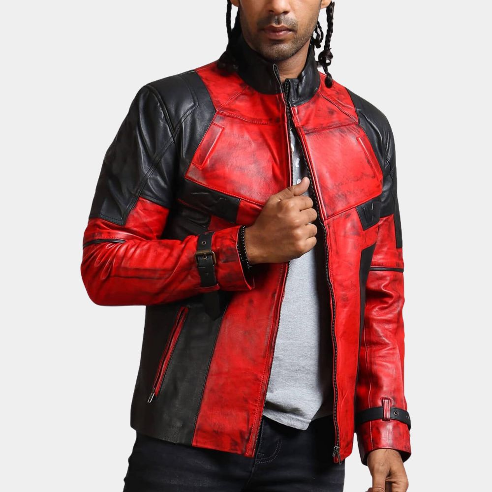 Deadpool 3 Couple Costume Leather Jacket
