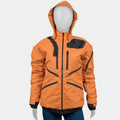 Death Stranding 2 Death Stranding 2 On the Beach Hideo Kojima Orange Hooded Jacket - Mannequin Front View