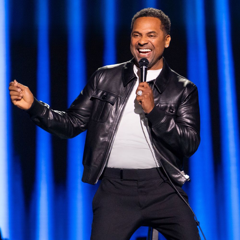 Delusional 2026 Mike Epps Black Leather Bomber Jacket