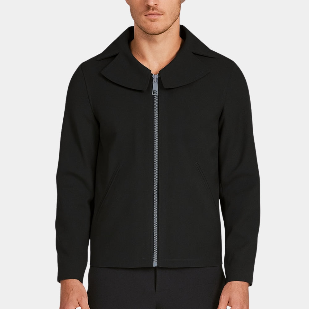 Despicable Me  Steve Carell aka Gru Black Cotton Jacket - Front View