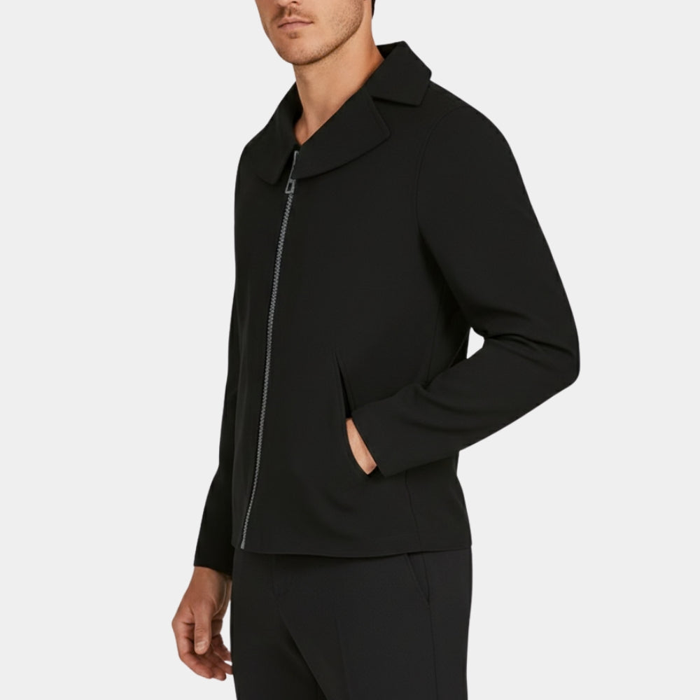 Despicable Me  Steve Carell aka Gru Black Cotton Jacket - Side View
