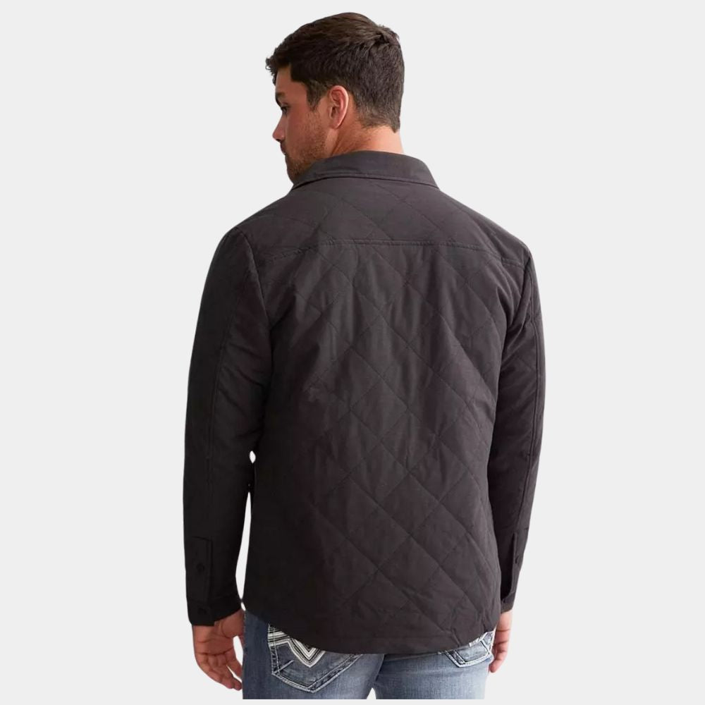 Dexter Resurrection Dexter Morgan (Michael C. Hall) Black Quilted Jacket - Back View