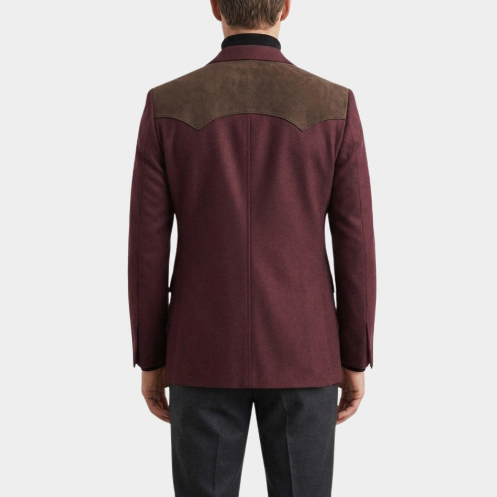 Digger Tom Cruise Maroon Coat