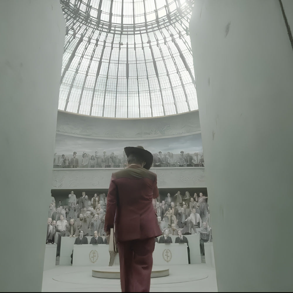 Digger Tom Cruise Maroon Coat