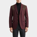 Digger Tom Cruise Maroon Coat