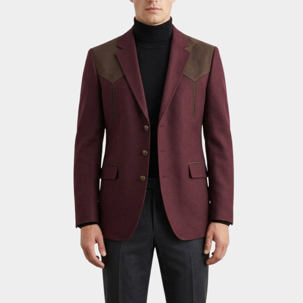 Digger Tom Cruise Maroon Coat