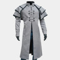 Django Unchained  Dr. King Shultz aka Christoph Waltz Long Wool Grey Coat - Mannequin Front View