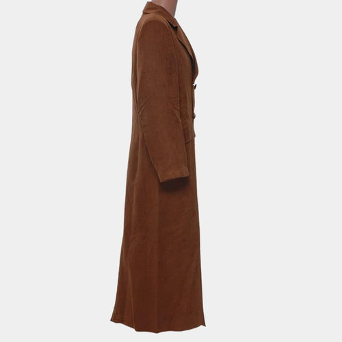 Doctor Who 10th Doctor Long Trench Coat - Mannequin Side View