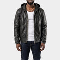 Don’t Move Russ Black Leather Jacket