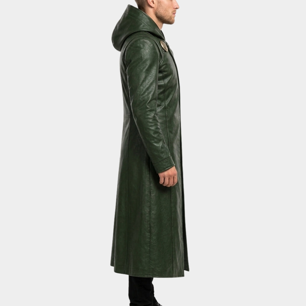 Avengers Doomsday Doctor Doom Green Hooded Coat