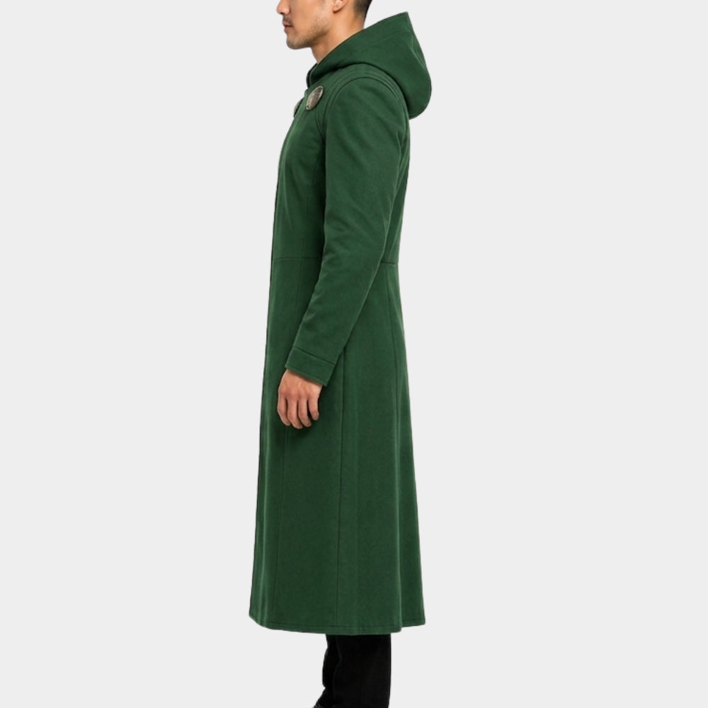 Avengers Doomsday Doctor Doom Green Hooded Coat