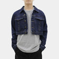 Dragon Ball Z Capsule Corp Blue Cropped Jacket - Front View